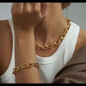 Chunky gold link BRACELET